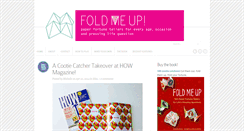 Desktop Screenshot of paperfortunetellers.com